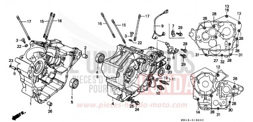 CARTER MOTEUR VT600CP de 1993